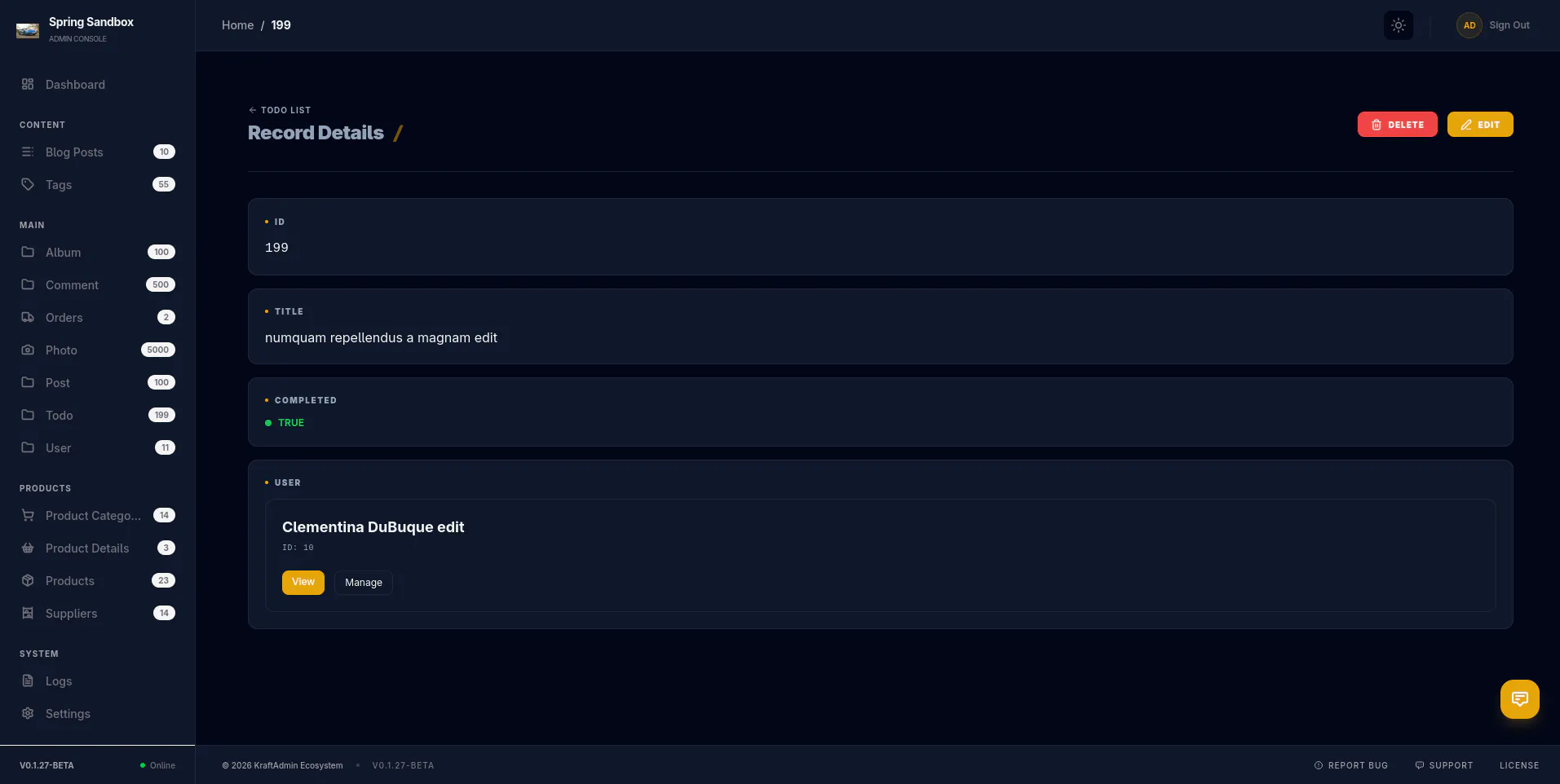 KraftAdmin gallery image