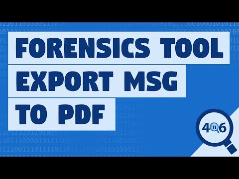 4n6 MSG to PDF Converter Software gallery image