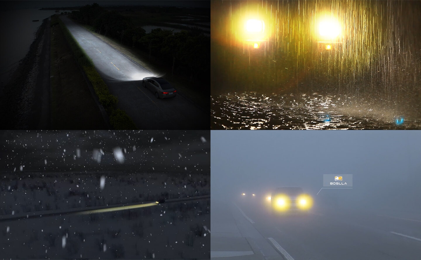 Boslla 4-In-1 LED Headlight Bulbs gallery image