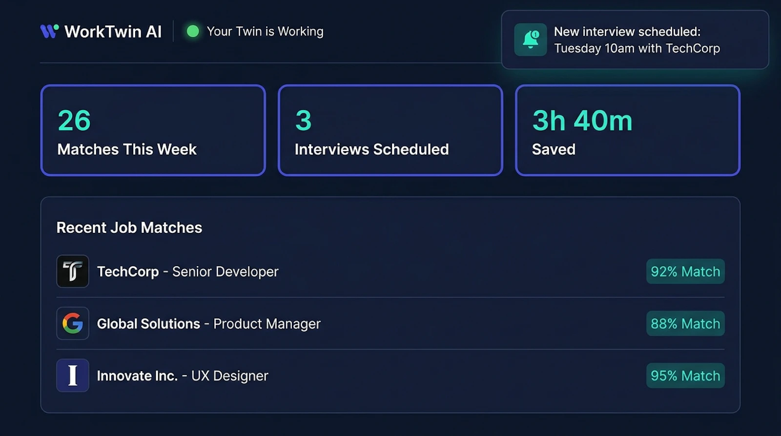 WorkTwin screenshot 1