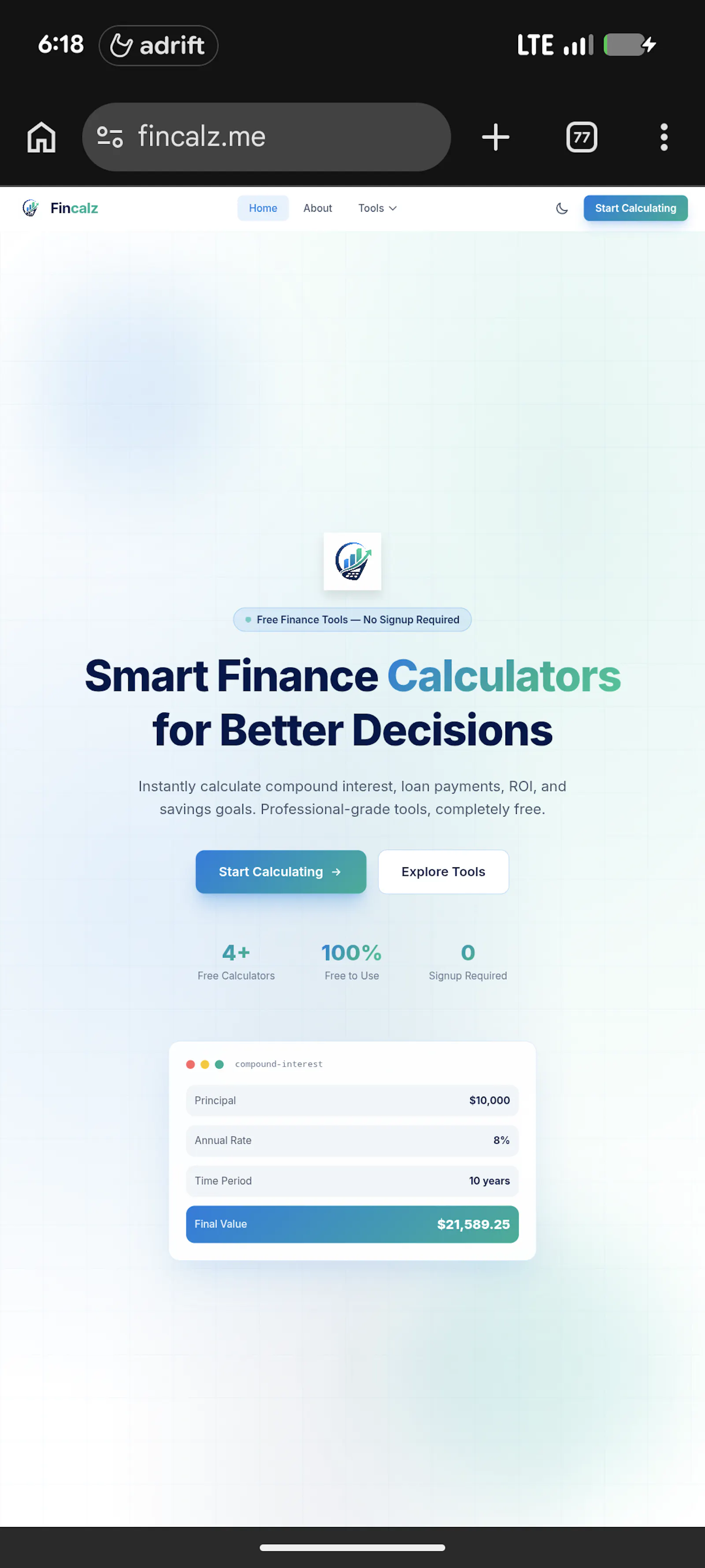 Fincalz screenshot 8
