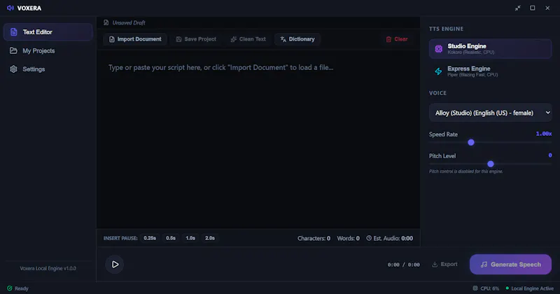 Voxera screenshot 1
