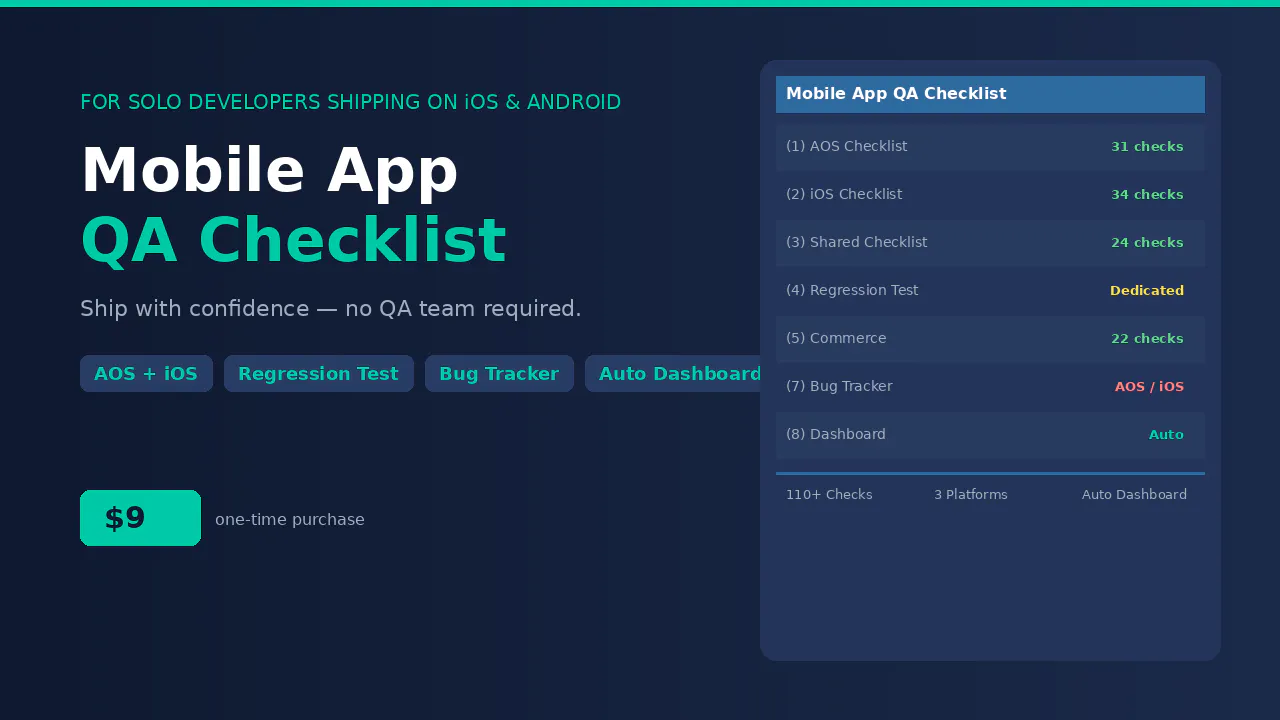 Mobile App QA Checklist gallery image