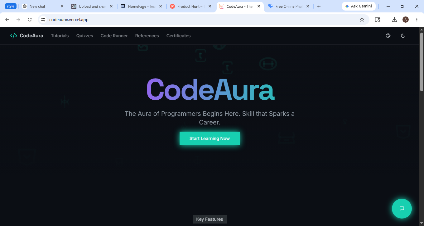 CodeAurix — Learn, Code, Build with AI gallery image
