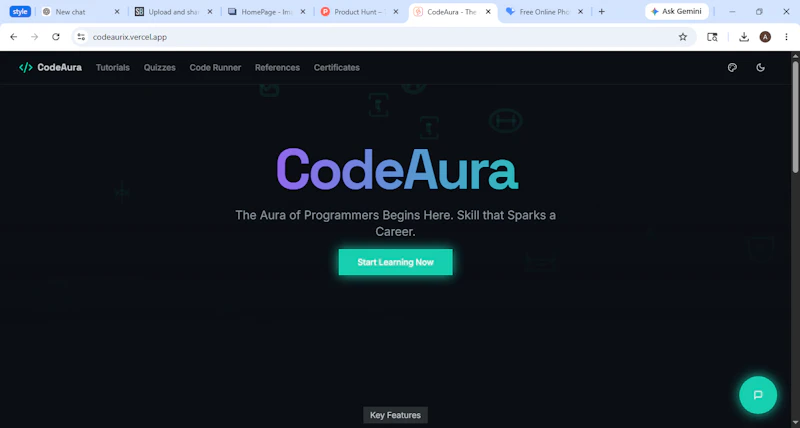 CodeAurix — Learn, Code, Build with AI screenshot 2
