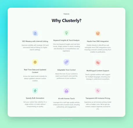 Clusterly.ai gallery image