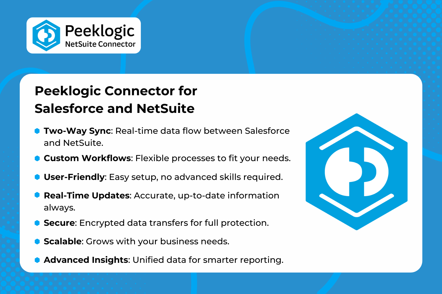 Peeklogic Salesforce NetSuite Connector gallery image