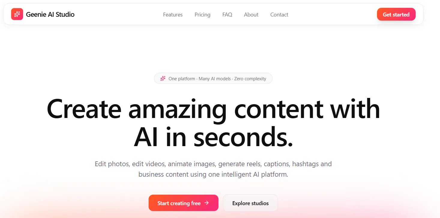 Genie AI Studio gallery image
