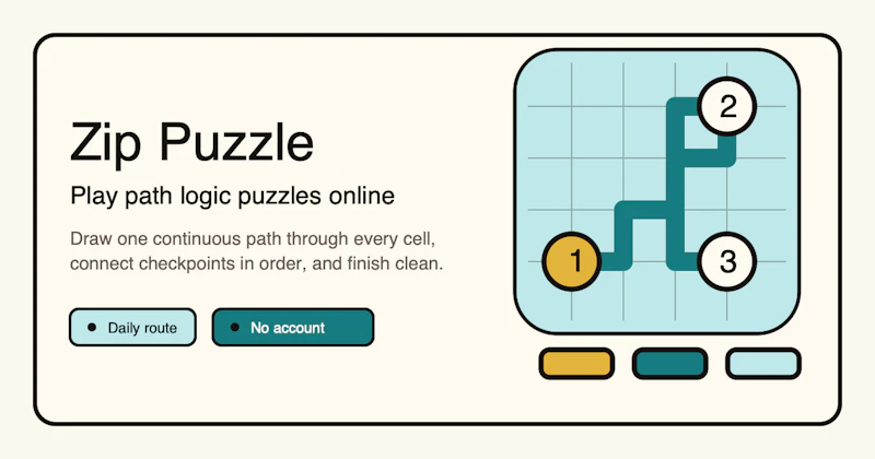 Zip Puzzle screenshot 1
