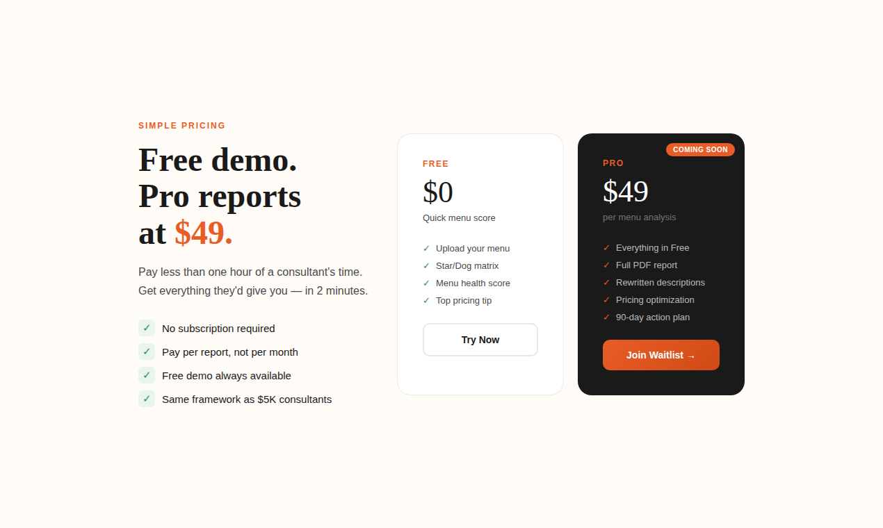 MenuGenie gallery image