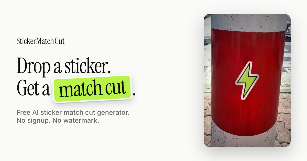 StickerMatchCut gallery image