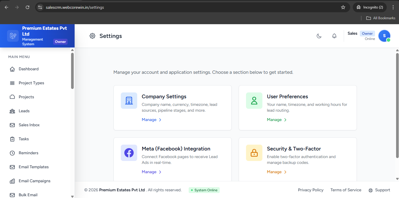 Premium Estates CRM gallery image