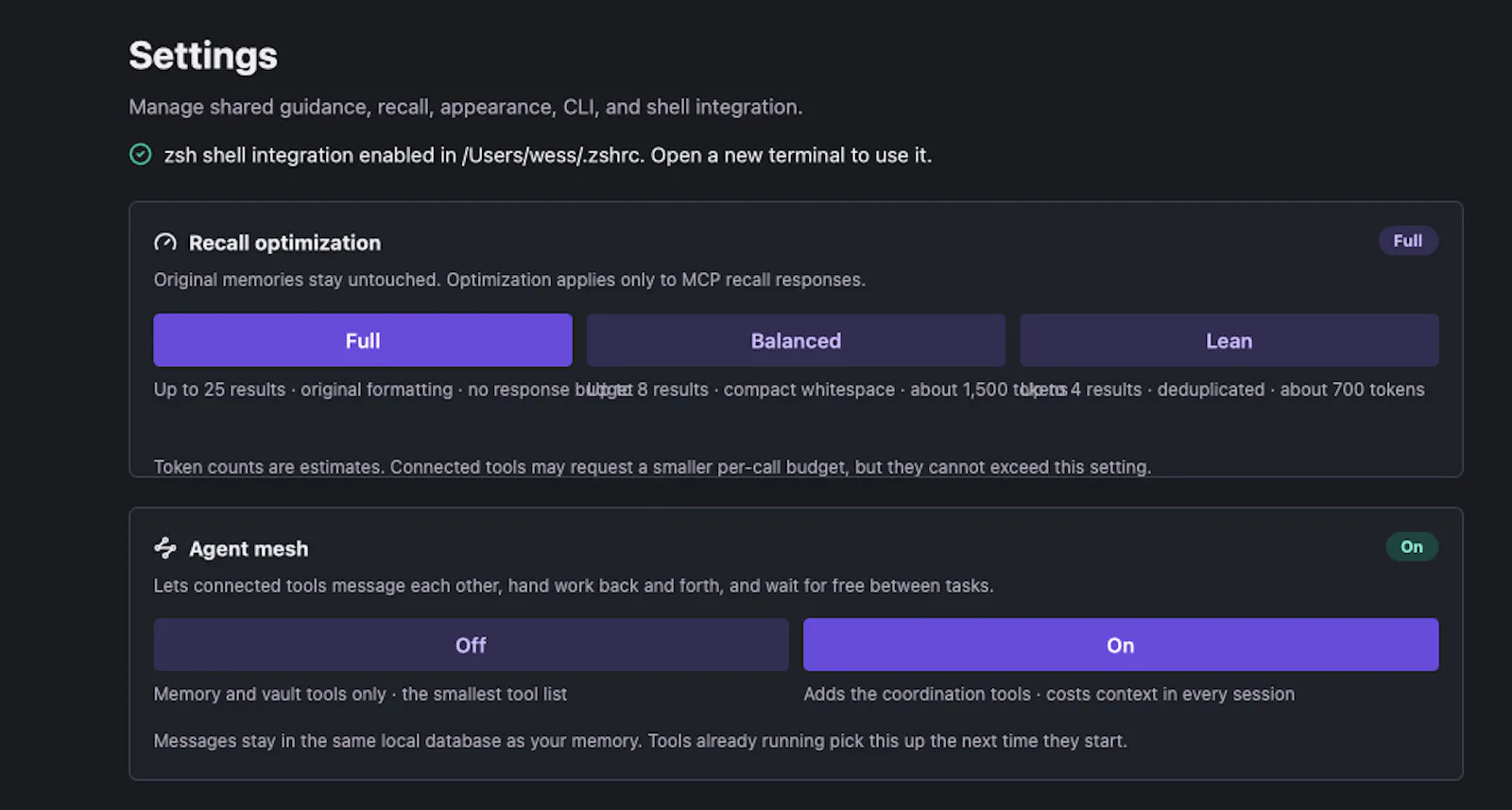 Synapse: shared memory for coding agents screenshot 4