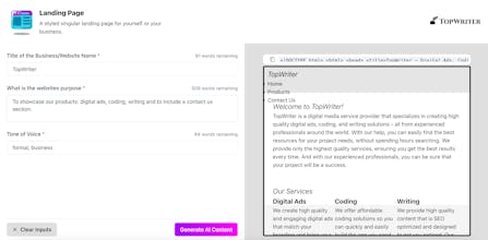 TopWriter gallery image
