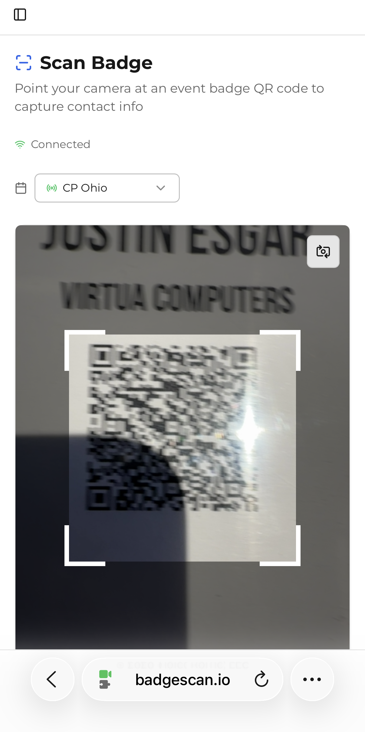 BadgeScan gallery image
