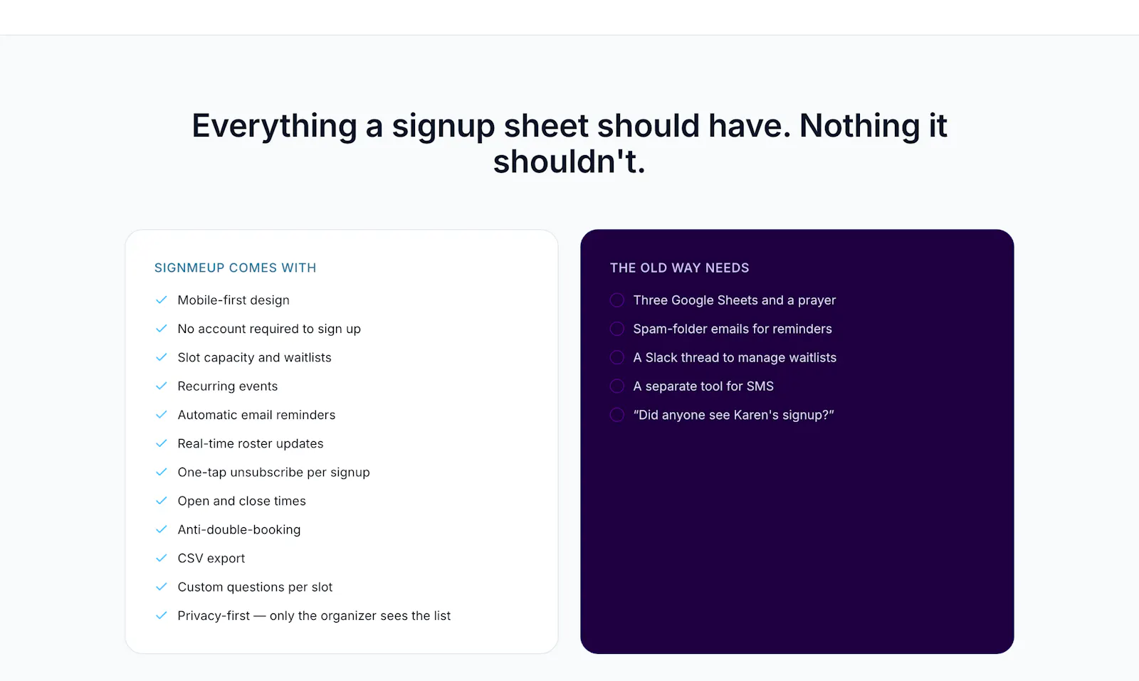 SignMeUp screenshot 3