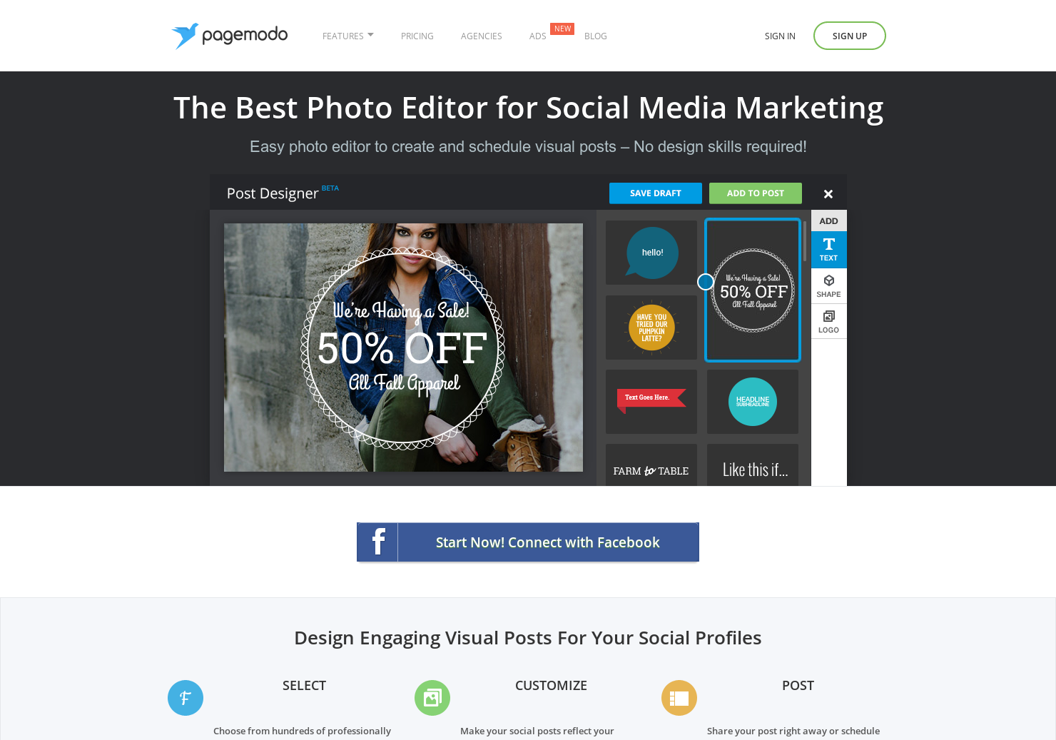 Post Designer by Pagemodo