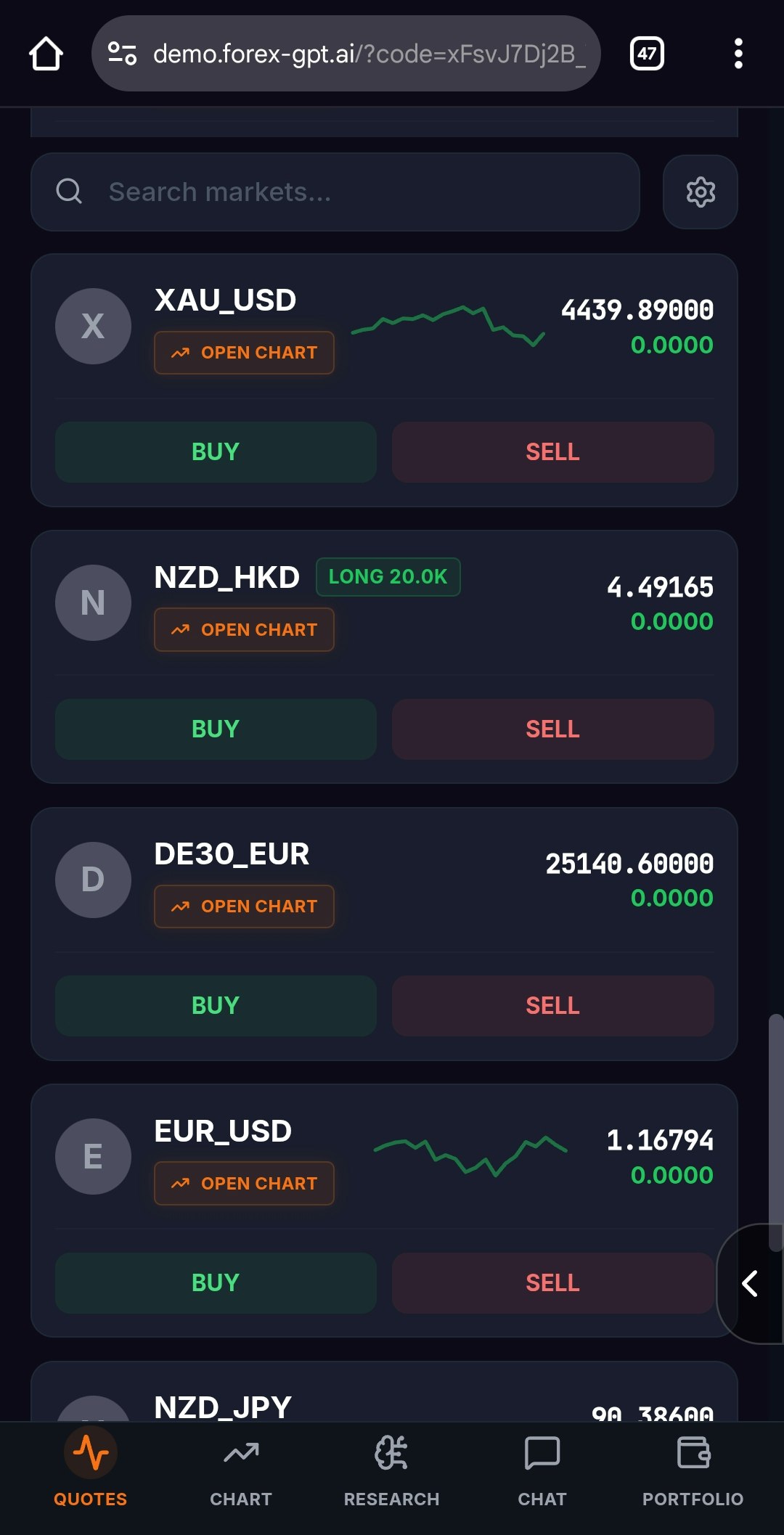ForexGPT® Voice/Chat controlled trading gallery image