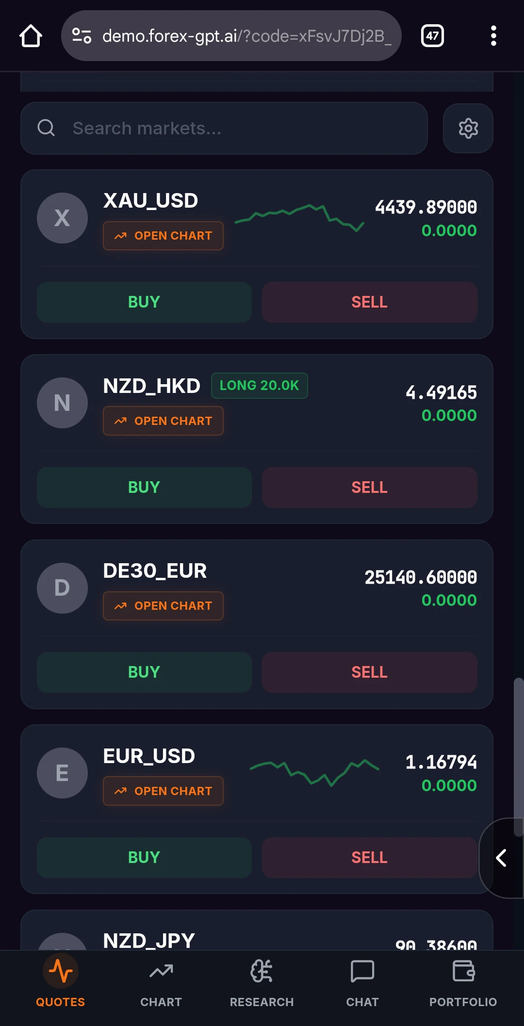 ForexGPT® Voice/Chat controlled trading screenshot 5