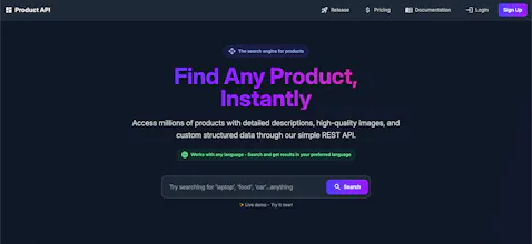 The Product API gallery image