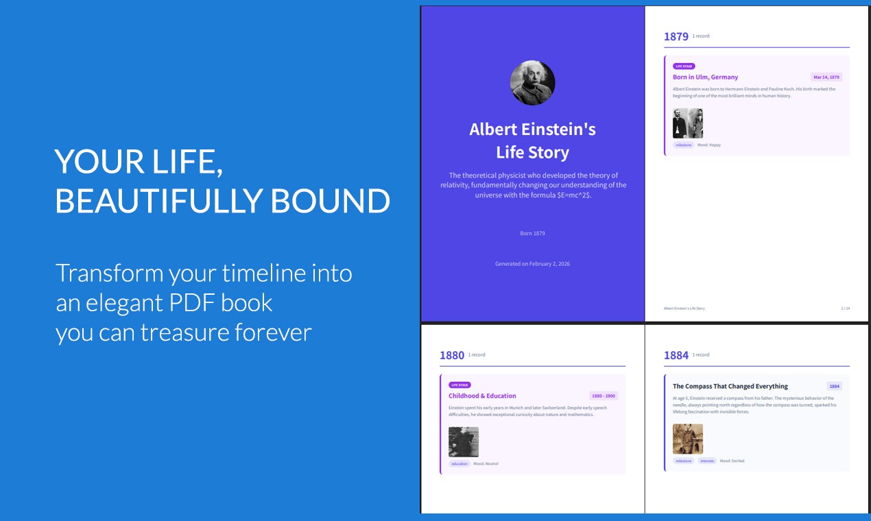 LifeChapter - Screenshot 3 showing product features and functionality