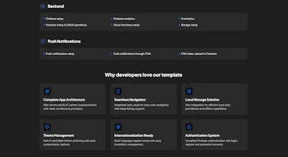 Flutter Template gallery image