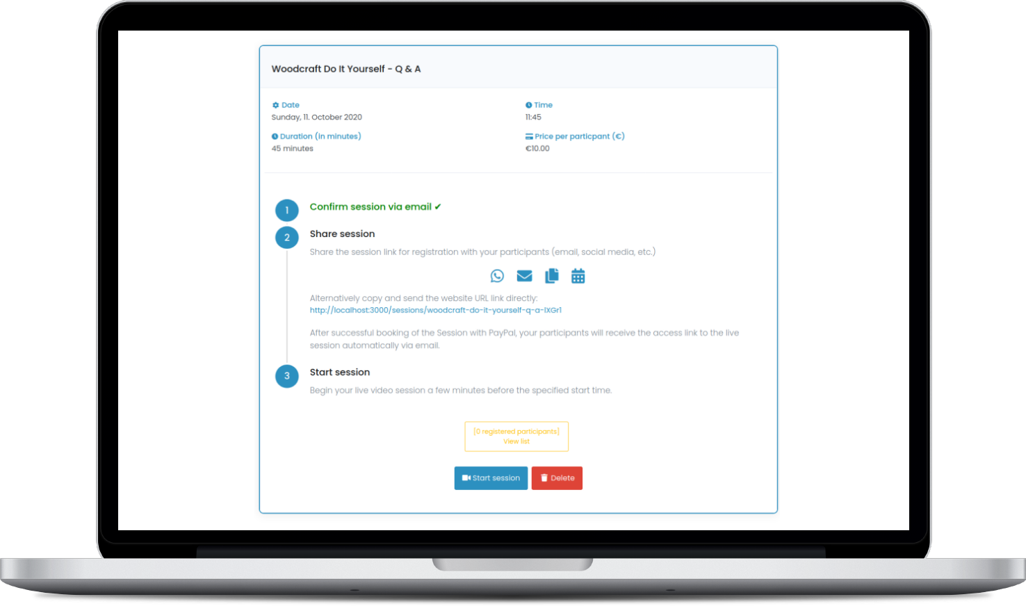 SESSIONS gallery image