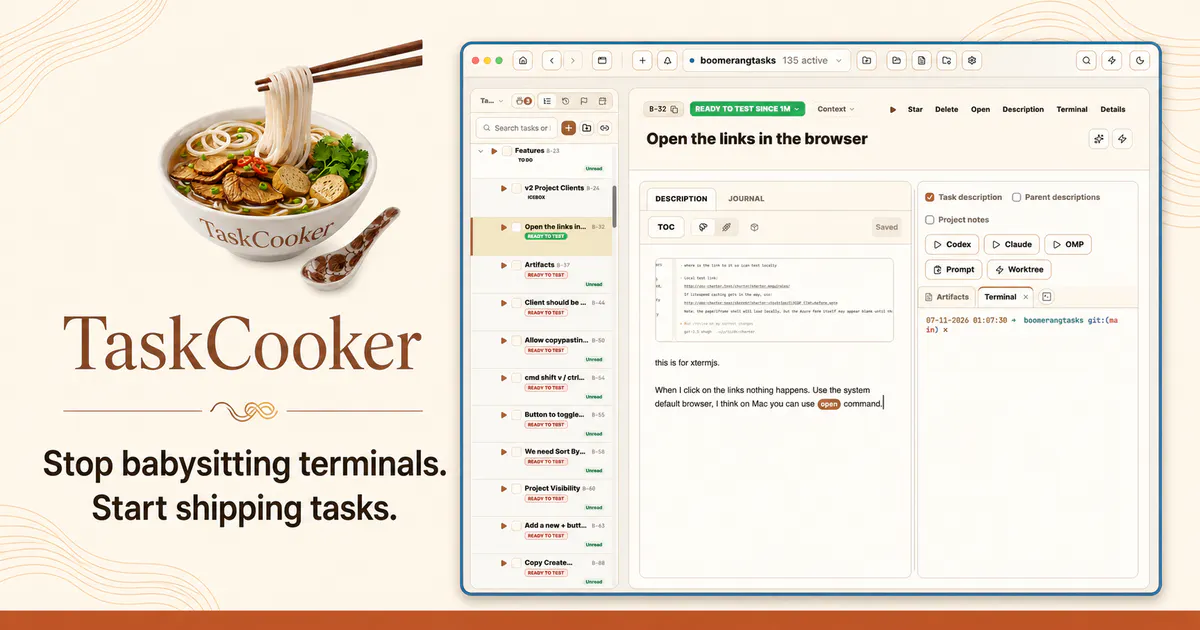 TaskCooker gallery image