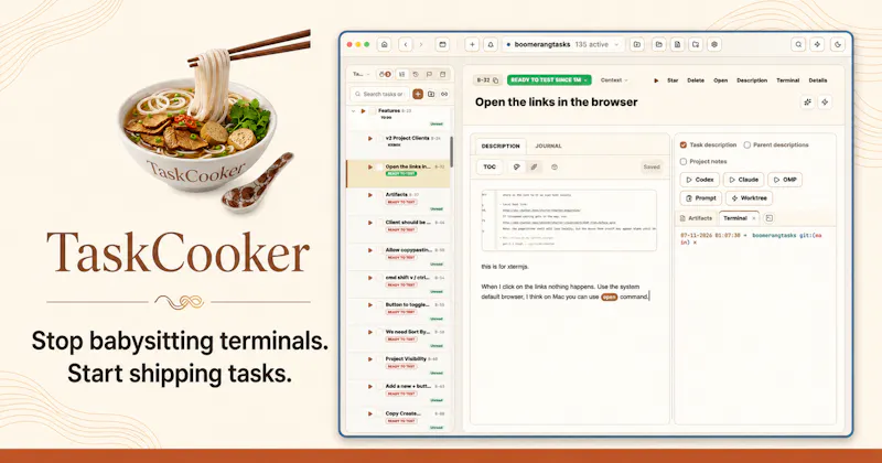 TaskCooker screenshot 1