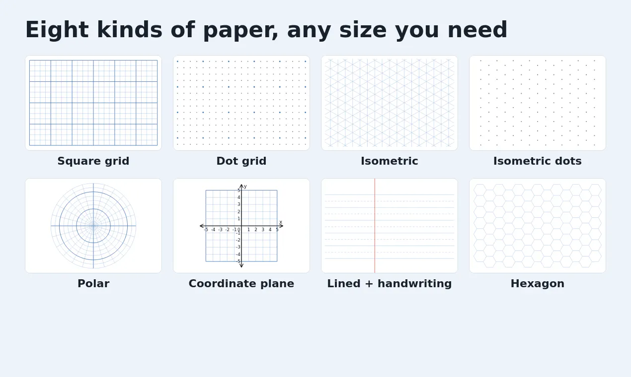Graph Paper PDF gallery image