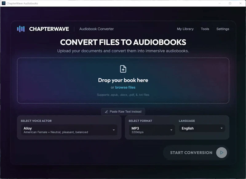 ChapterWave screenshot 1 (video preview)
