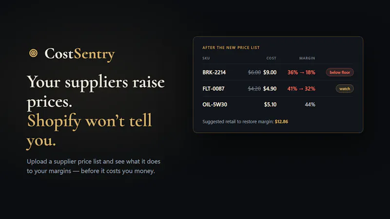 CostSentry screenshot 5