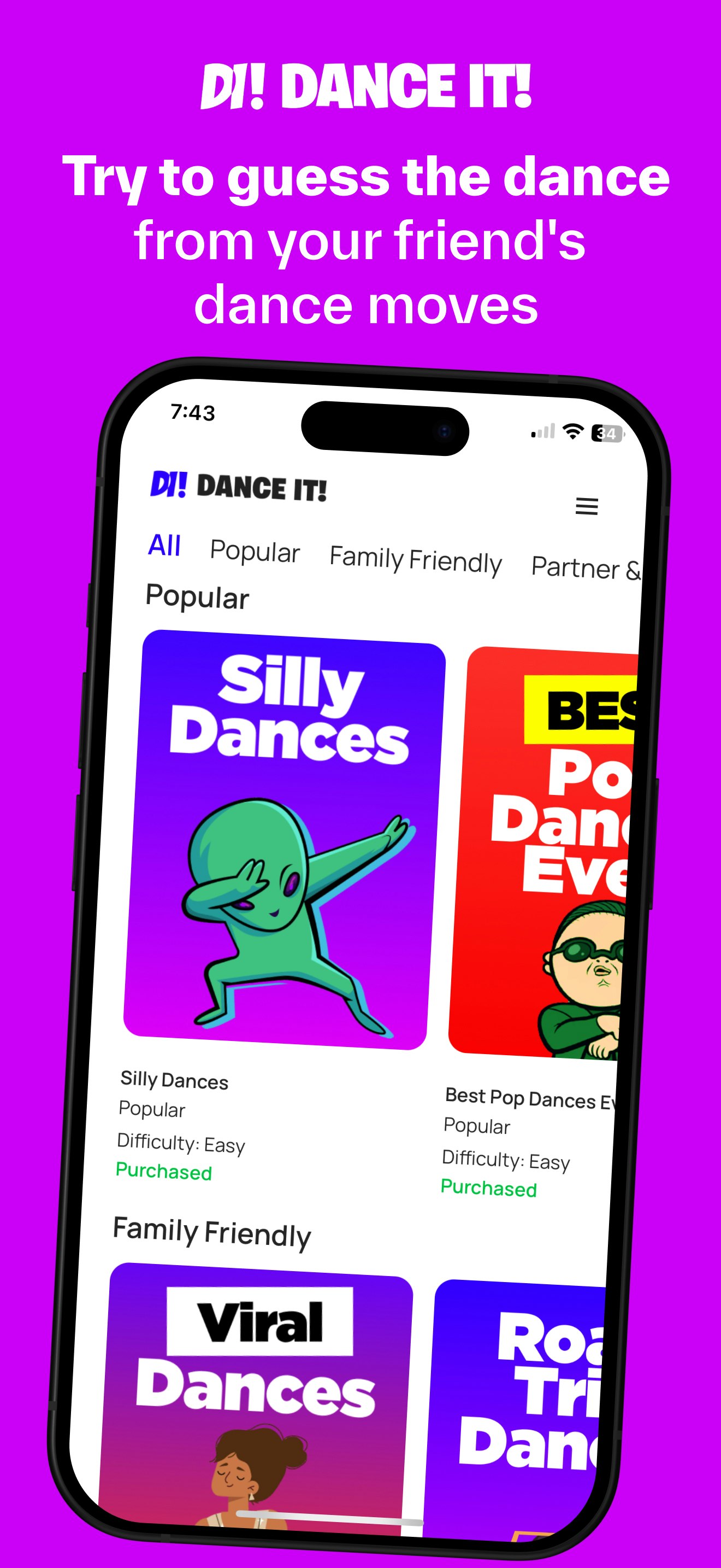 Tanz es!GIF Dance Party Game - Treten Sie der Tanzrevolution bei, einer GIF nach dem anderen Medien 1