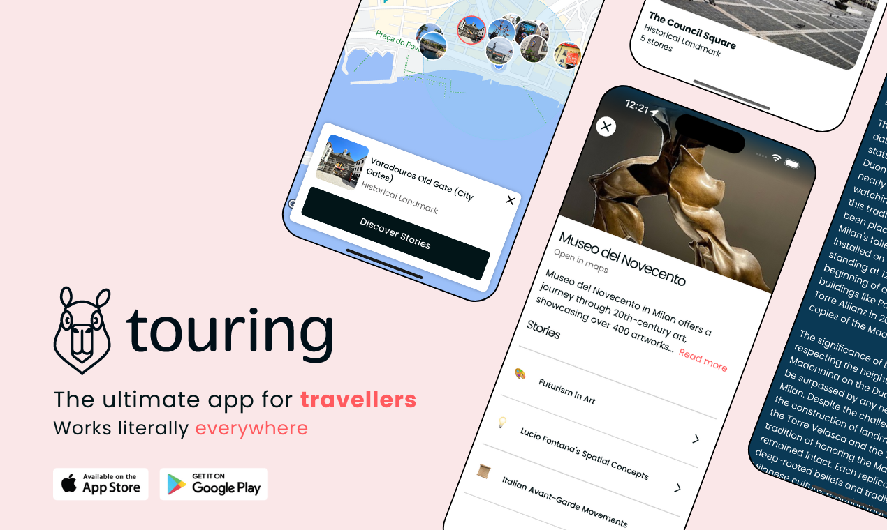 startuptile Touring-The ultimate app for travellers works literally everywhere