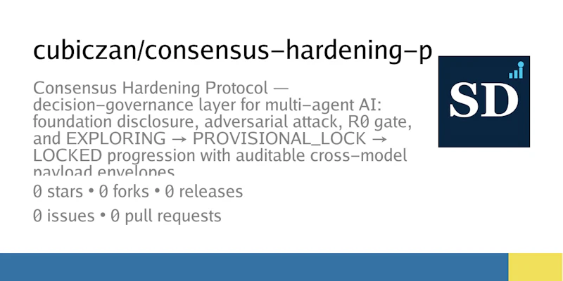 Consensus Hardening Protocol screenshot 1