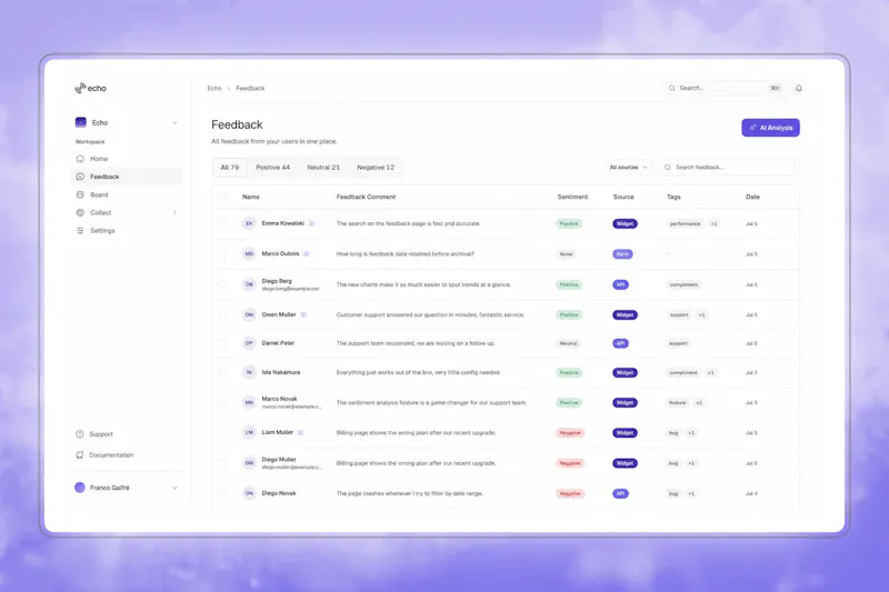 Echo screenshot 3