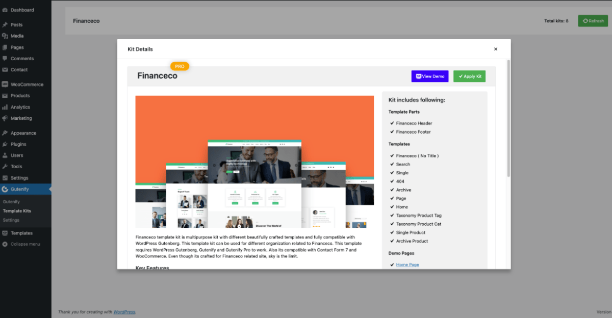 gutenify - Gutenberg Full Stite編輯模板套件 - 高級塊 media 2