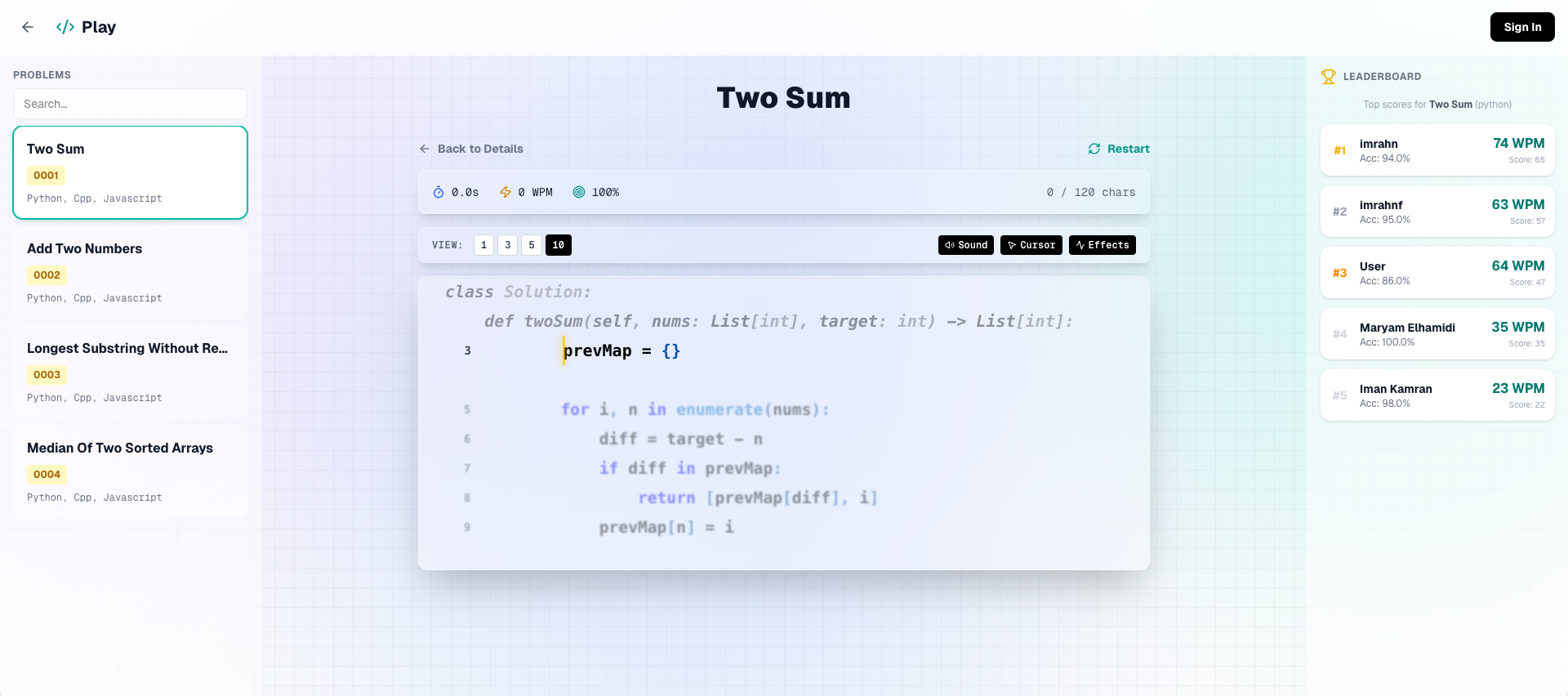 Speed(t)Code gallery image