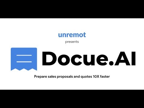 startuptile Docue.AI-Draft sales proposals in a jiffy