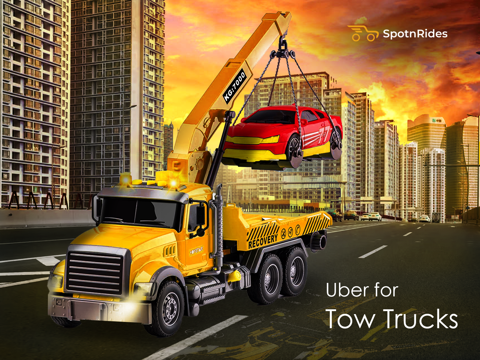 Uber Clone Tow Truck... logo