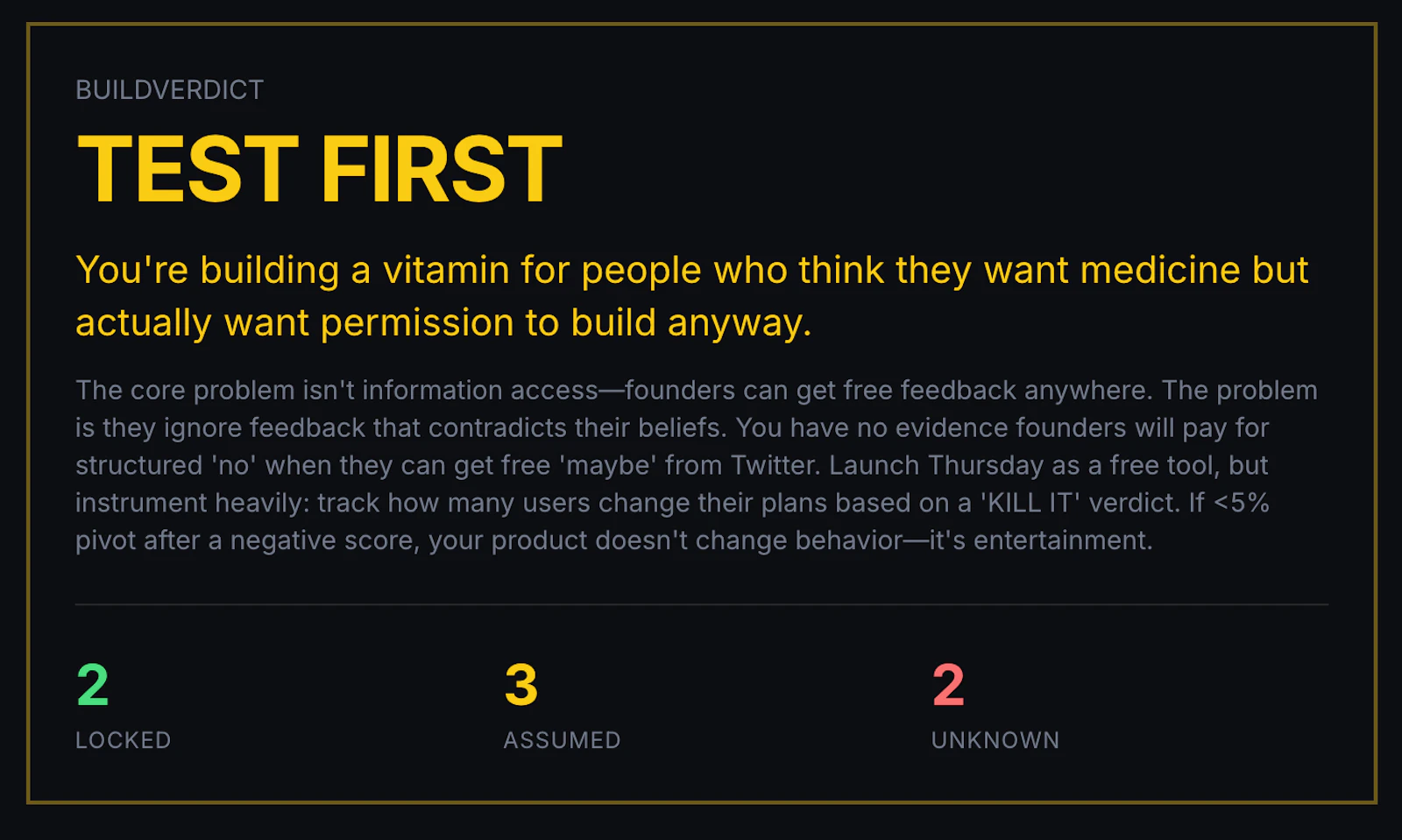 BUILDVERDICT screenshot 3