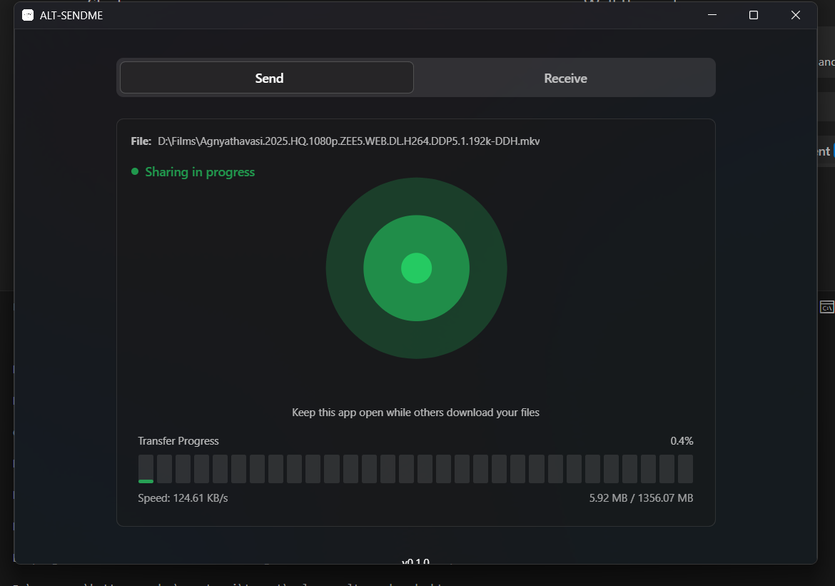 AltSendme - Screenshot 3 preview