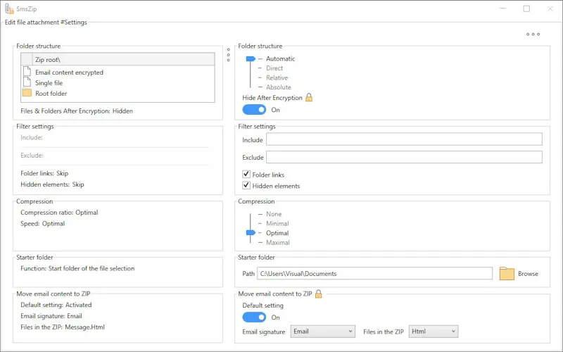 SmsZip screenshot 1