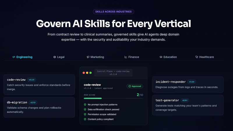 Skill Control Plane screenshot 6