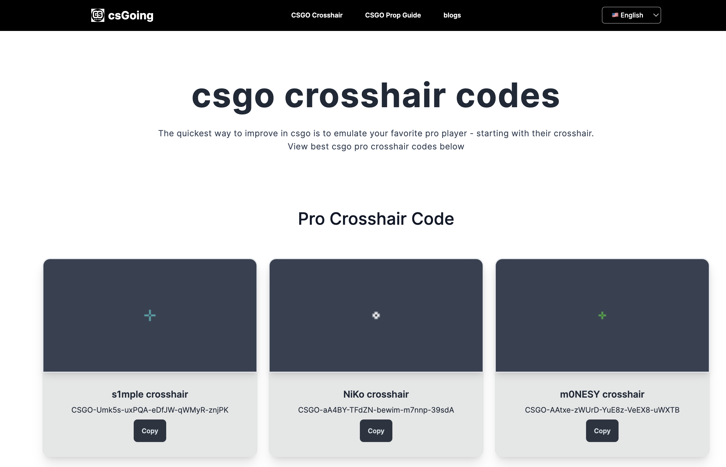 CSGOING - ฐานข้อมูล CSGO Crosshair media 1