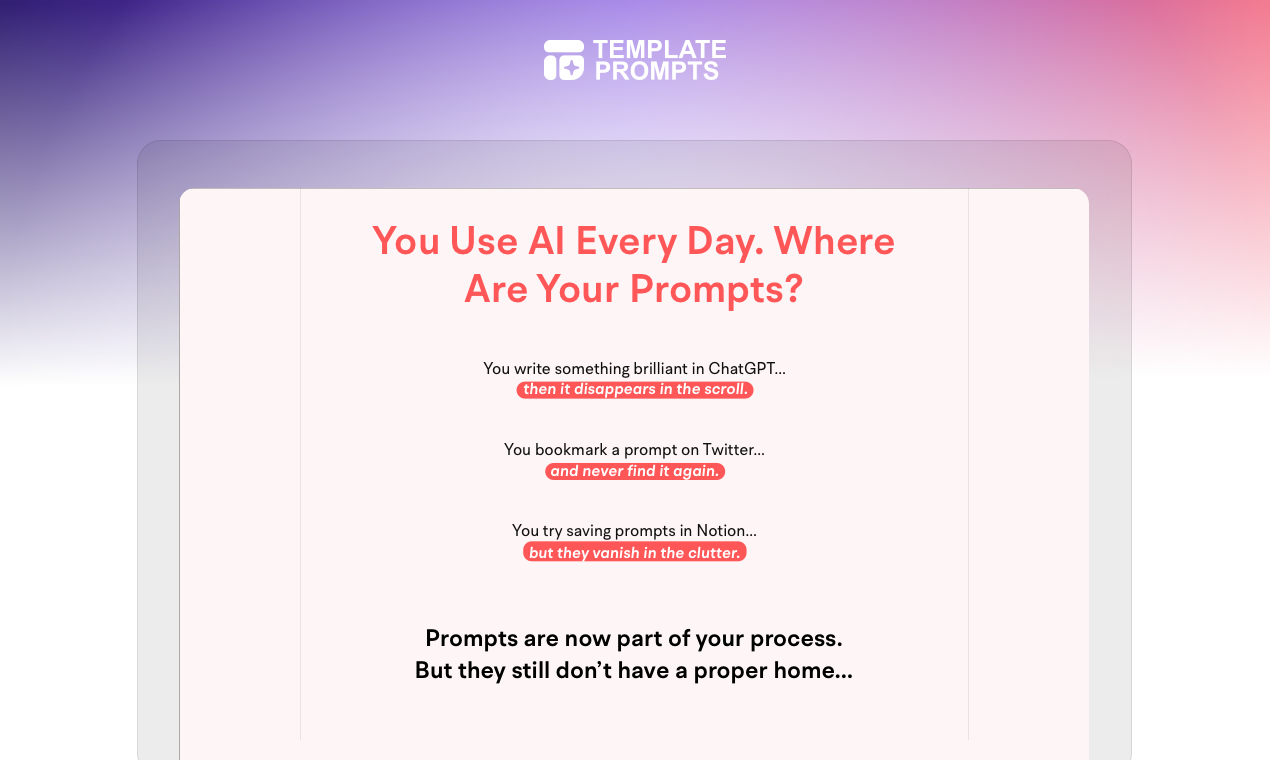 Template Prompts screenshot 2