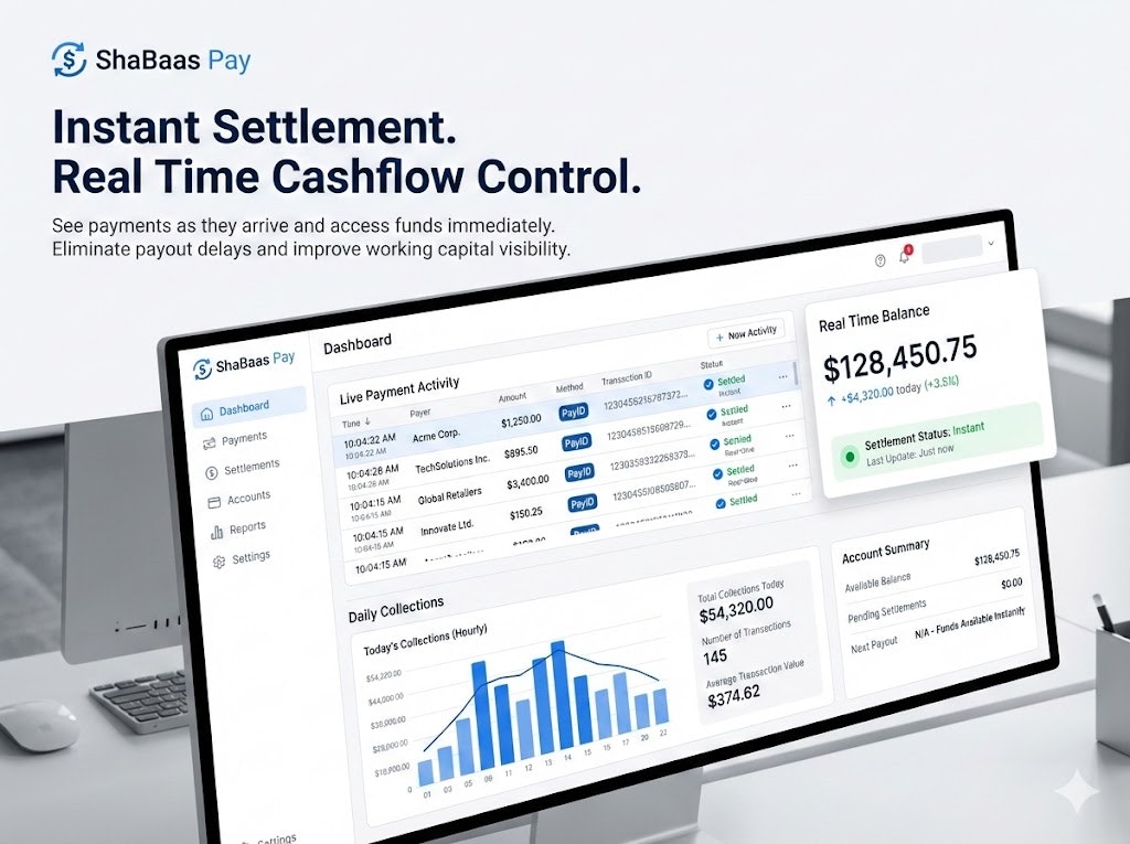 Real Time Payments Platform - Screenshot 4 showing product features and functionality