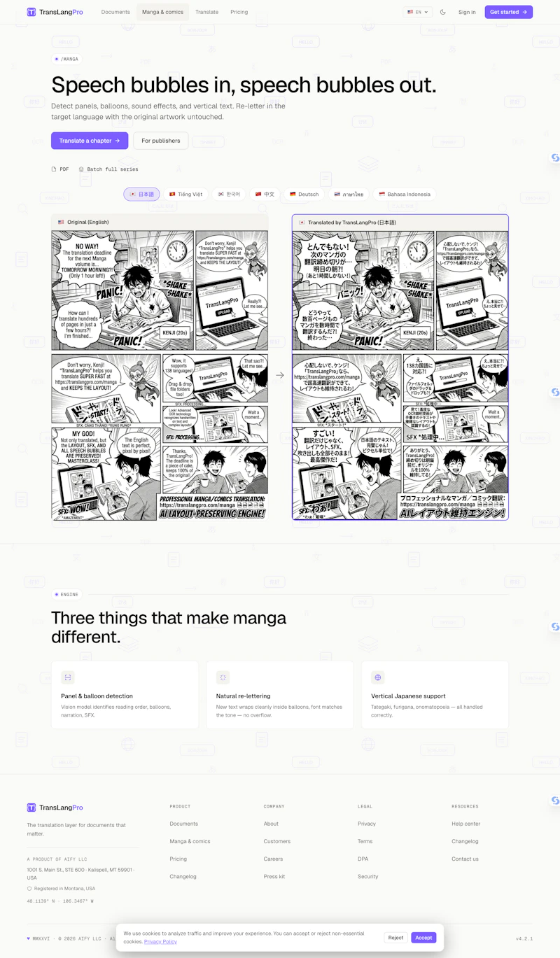 TransLangPro screenshot 2