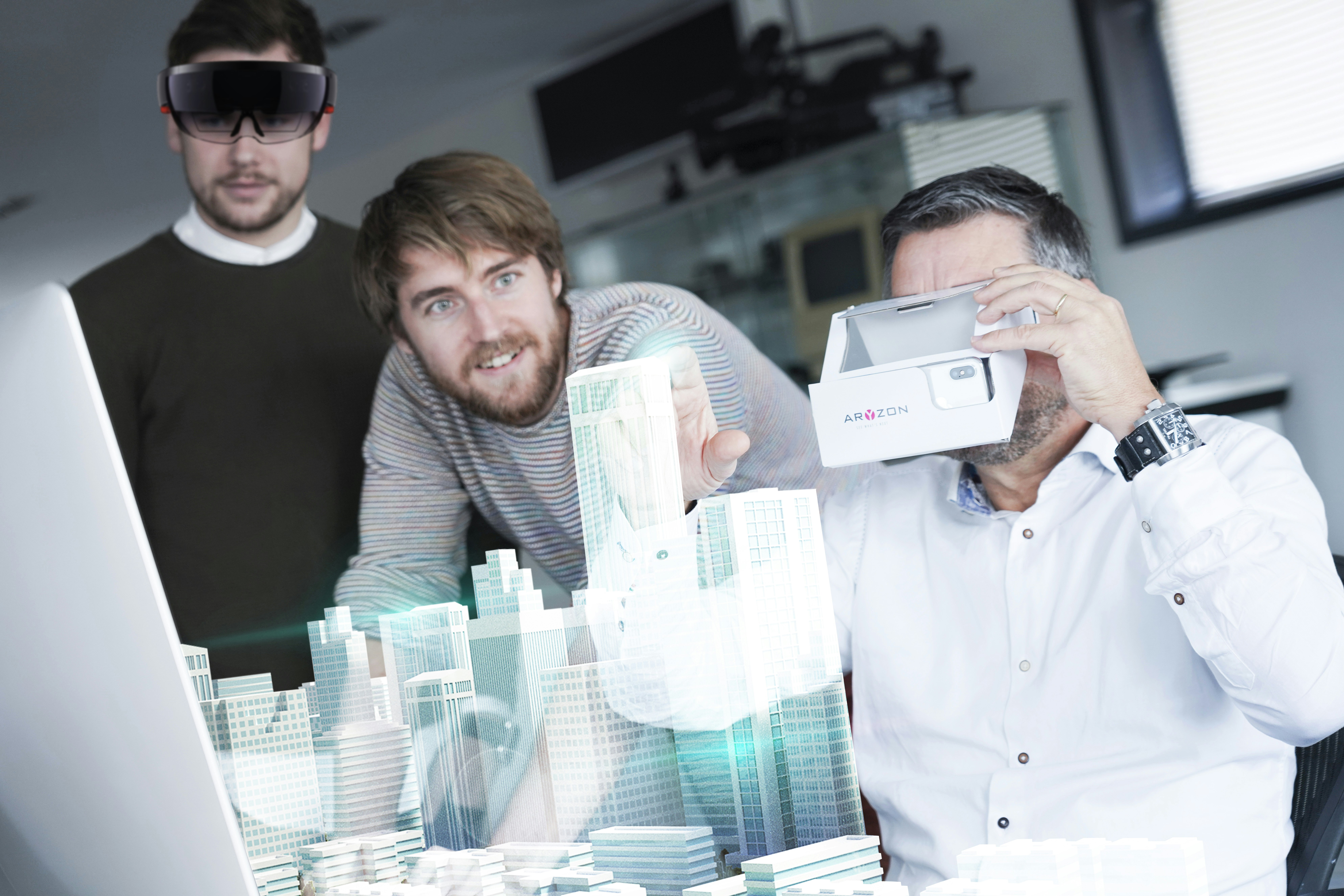 Aryzon AR/MR Cardboard Headset