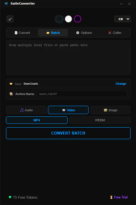 SuiteConverter screenshot
